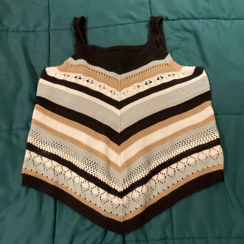 Knitted crop top
